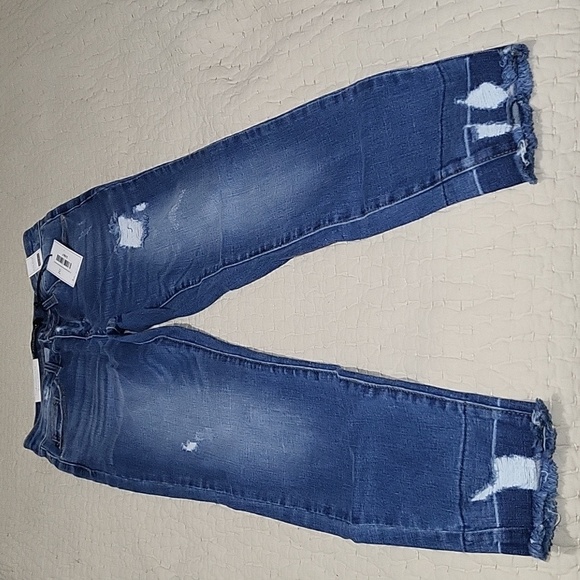 NWT Judy Blue Released Hem High Waist Skinny Fit Womens Blue Jeans Size 7/28 - Picture 1 of 7